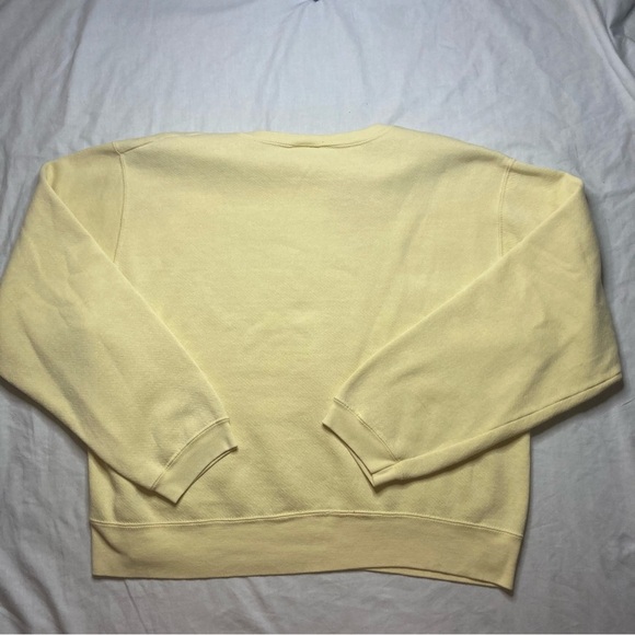 Vintage Gitano Butter Yellow Rockport Mass Crewneck Sweatshirt Size XL - Picture 2 of 5
